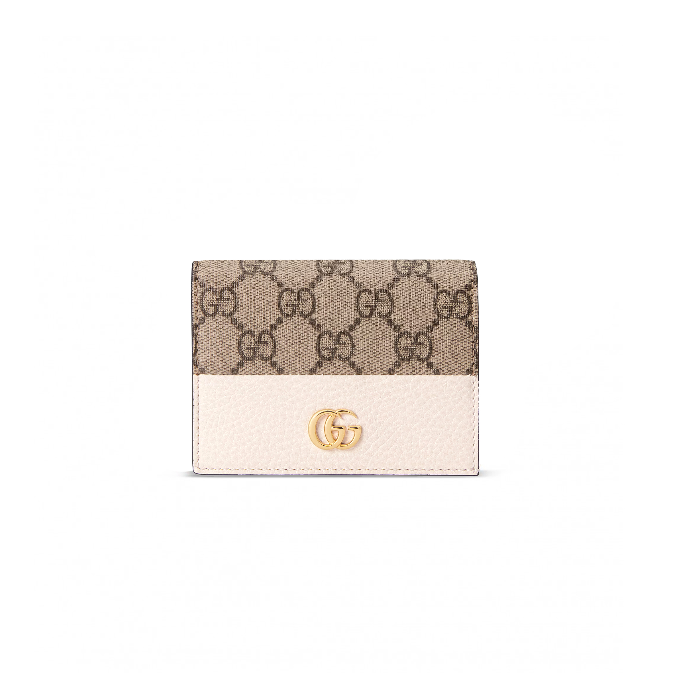 GUCCI GG MARMONT BI-COLOUR CARD CASE WALLET 65861017WAG9096 (11*8.5*3cm) GUCCI GG MARMONT BI-COLOUR CARD CASE WALLET 65861017WAG9096 (11*8.5*3cm)